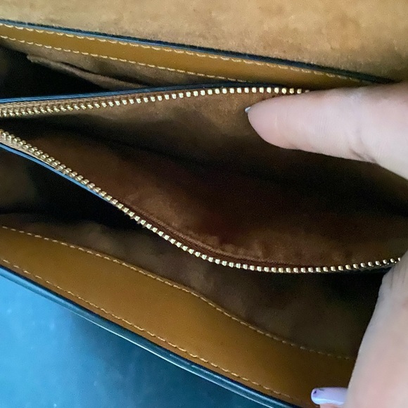 Coach Tilly Top Handle Satchel Shoulder Bag Leather - Picture 6 of 8